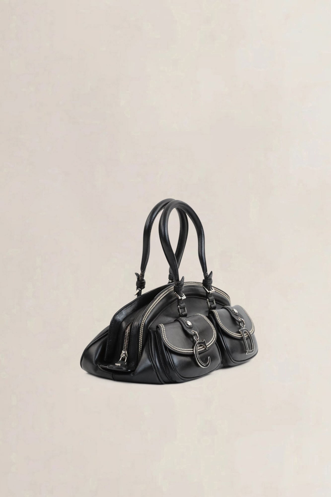 Christian Dior Black Detective Shoulder Bag