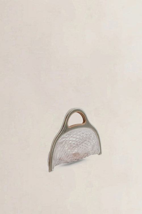 Delvaux Charles Kaisin Vinyl Transparent Basket Bag