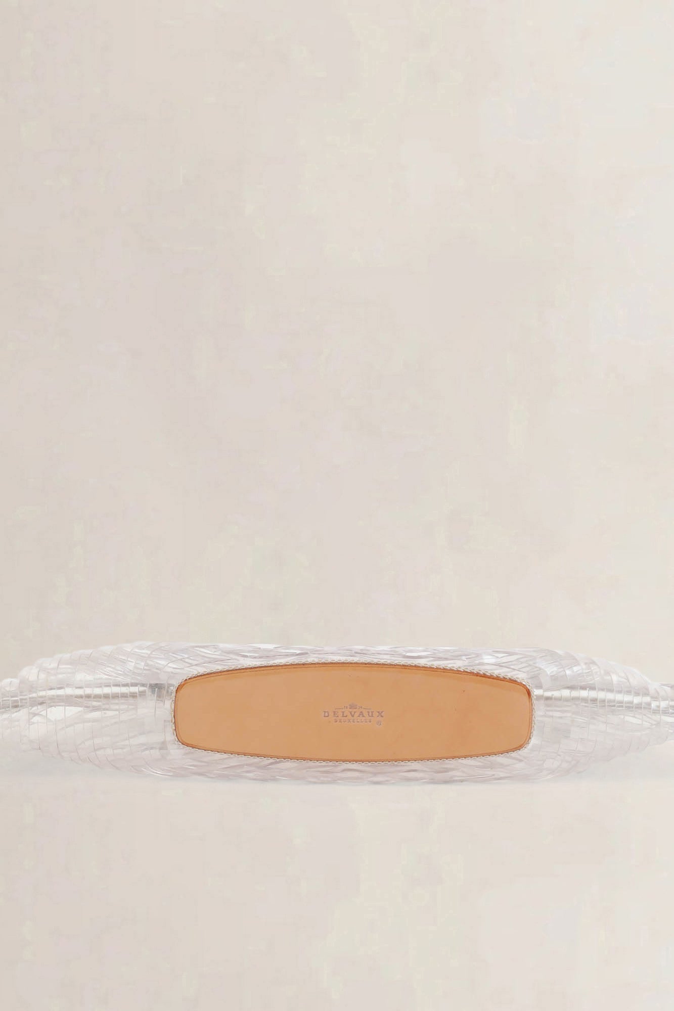 Delvaux Charles Kaisin Vinyl Transparent Basket Bag