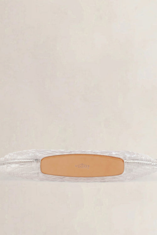 Delvaux Charles Kaisin Vinyl Transparent Basket Bag