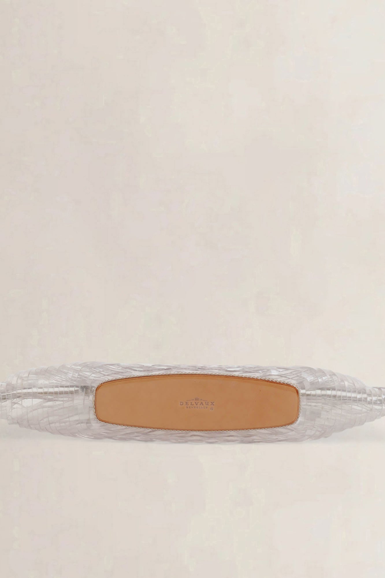 Delvaux Charles Kaisin Vinyl Transparent Basket Bag