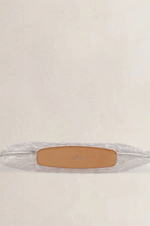 Delvaux Charles Kaisin Vinyl Transparent Basket Bag