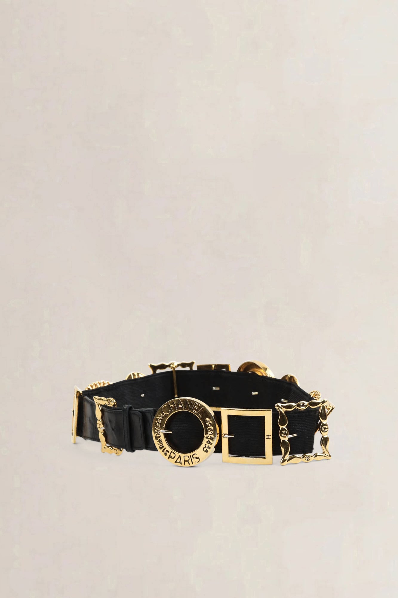 Chanel Multi Black Buckle Belt