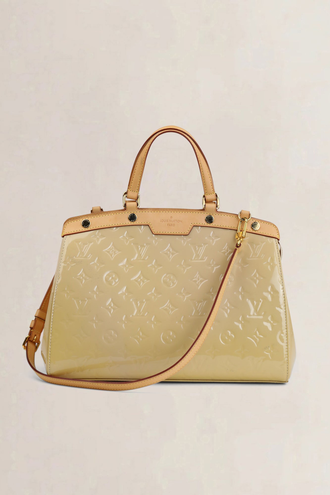 Louis Vuitton Dune Monogram Vernis Brea MM Crossbody Bag