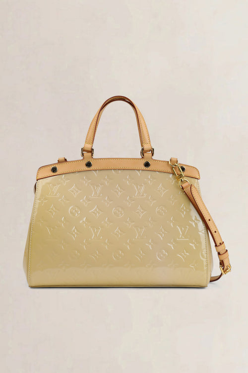 Louis Vuitton Dune Monogram Vernis Brea MM Crossbody Bag