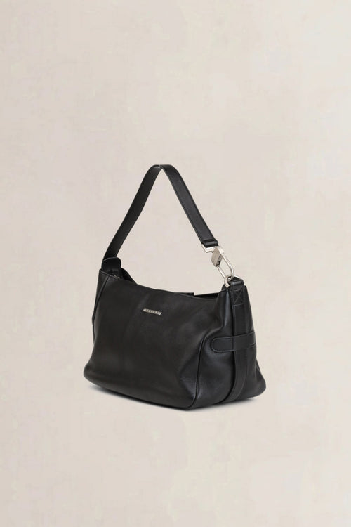 Delvaux Black Leather Shoulder Bag