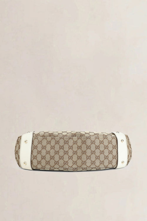 Gucci Off-White Monogram Pelham Shoulder Bag