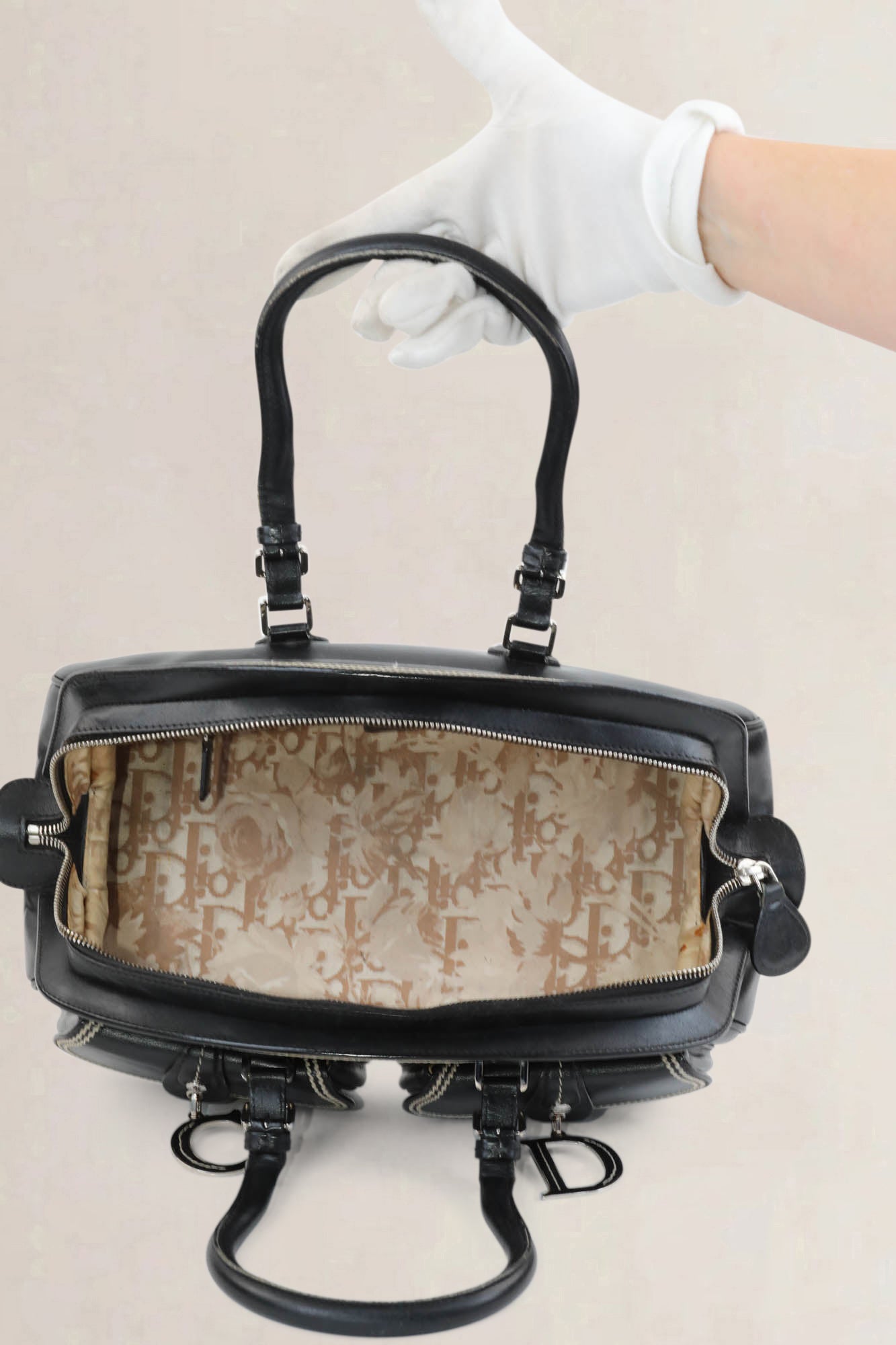 Christian Dior Black Detective Shoulder Bag