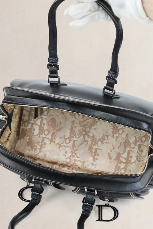 Christian Dior Black Detective Shoulder Bag