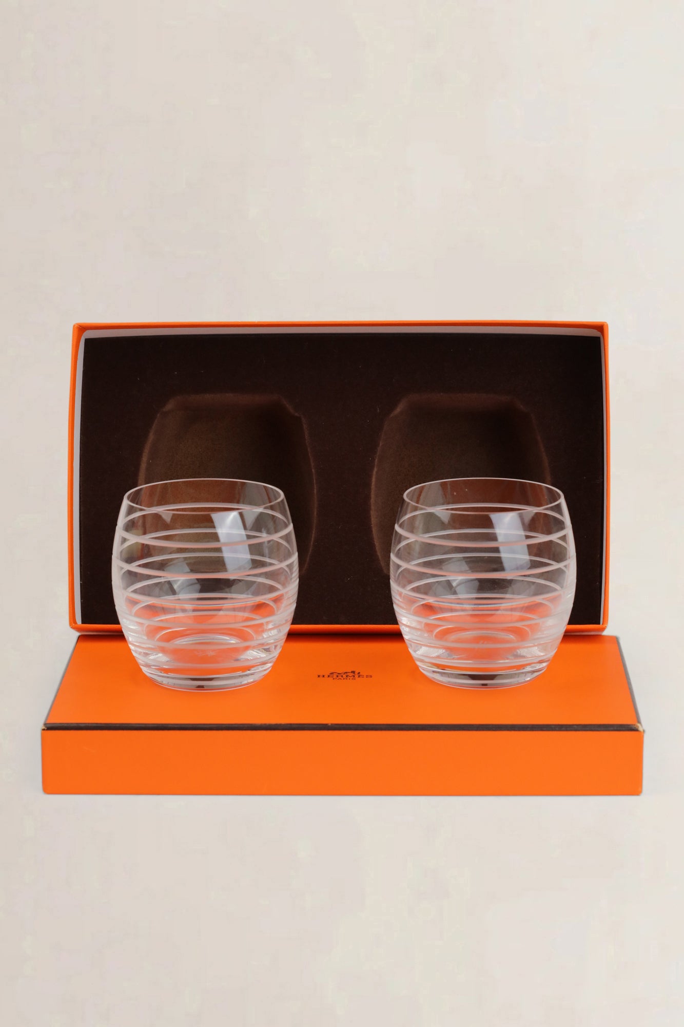 Hermès St Louis Fanfare Tumbler Glasses