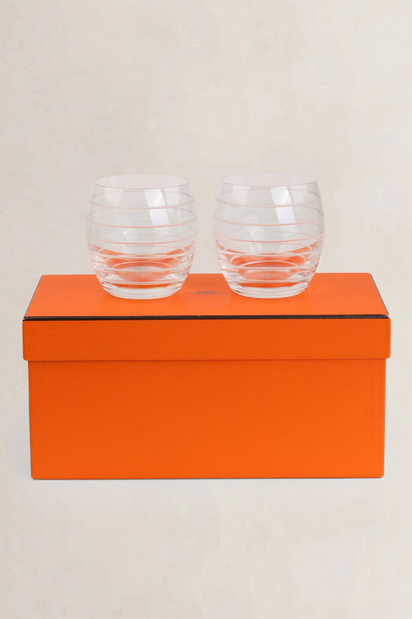 Hermès St Louis Fanfare Tumbler Glasses