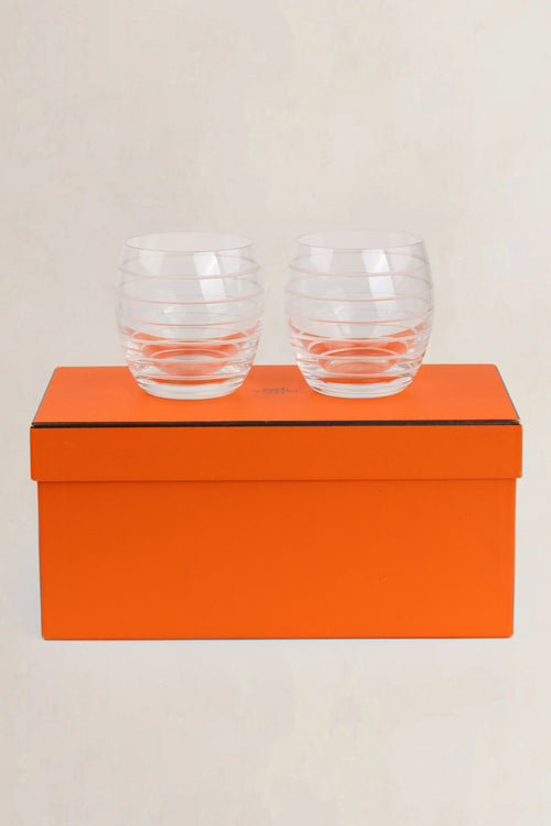 Hermès St Louis Fanfare Tumbler Glasses