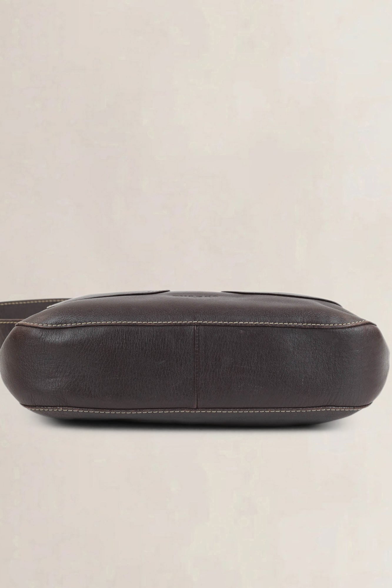 Paule Ka Brown Leather Shoulder Bag