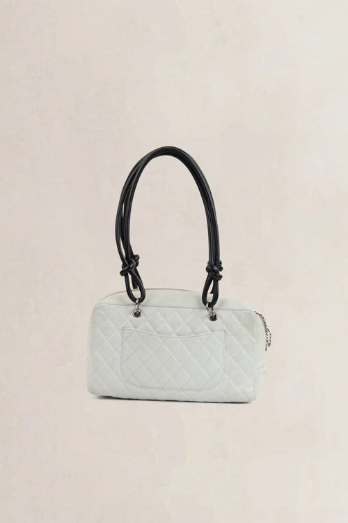 Chanel Black/White Quilted Cambon Shoulder Bag
