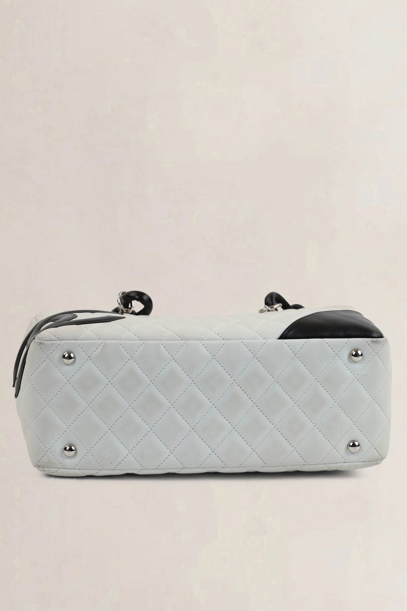 Chanel Black/White Quilted Cambon Shoulder Bag