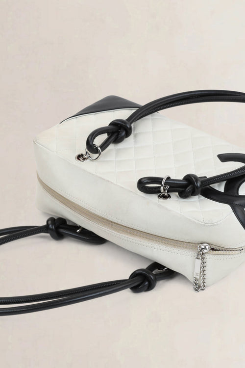 Chanel Black/White Quilted Cambon Shoulder Bag