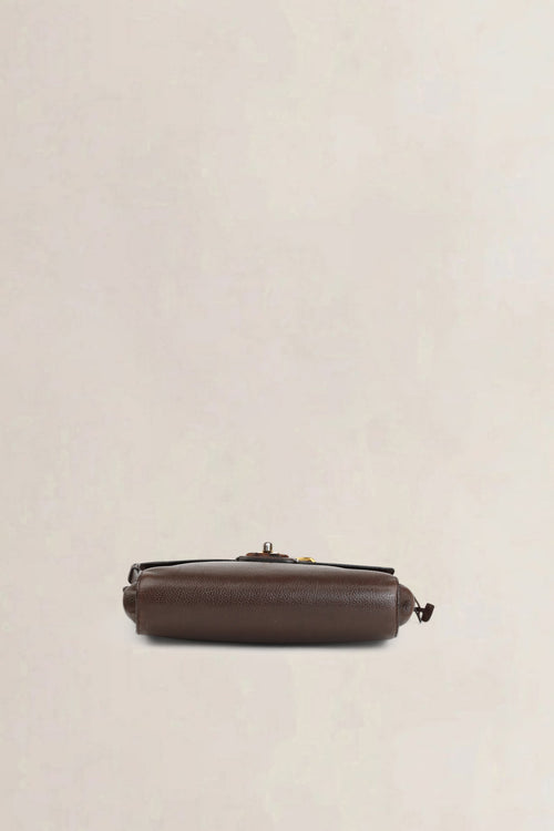 Delvaux Brown Leather Crossbody Bag