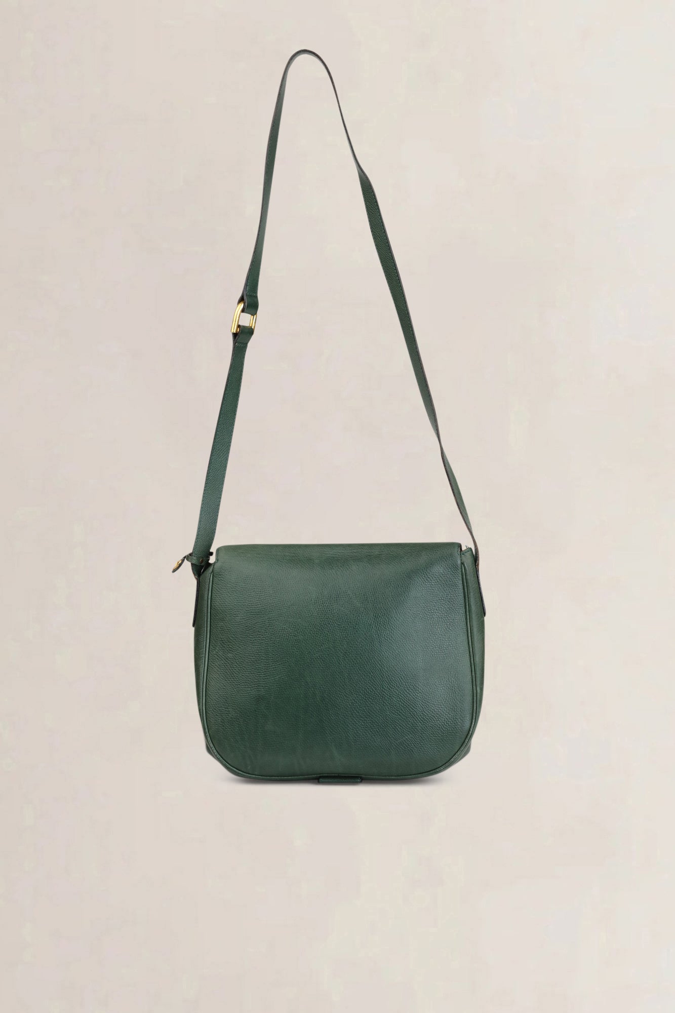 Delvaux Green Leather Crossbody Bag