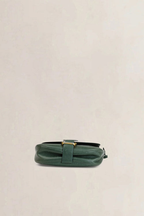 Delvaux Green Leather Crossbody Bag