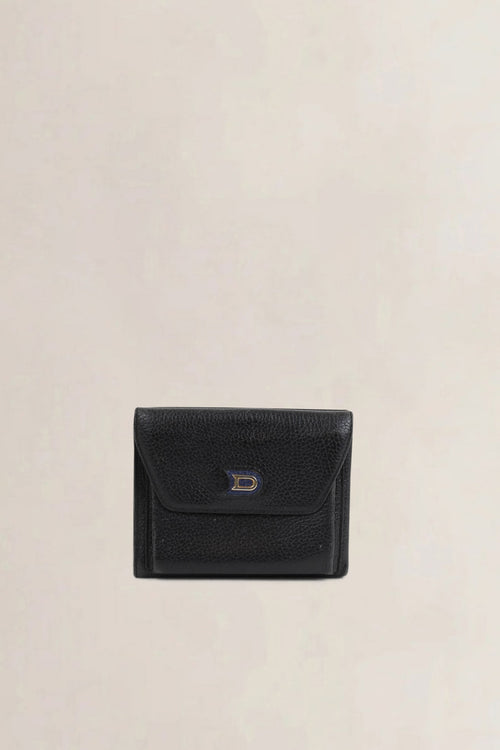 Delvaux Black Leather Wallet