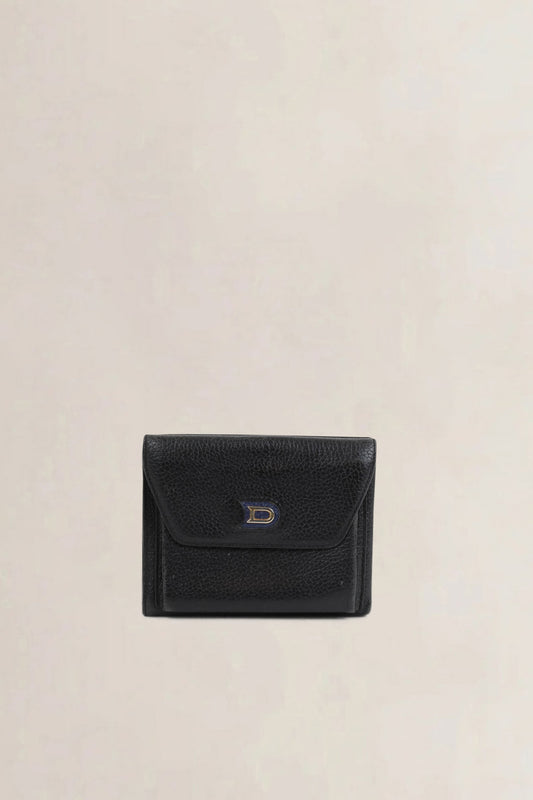 Delvaux Black Leather Wallet