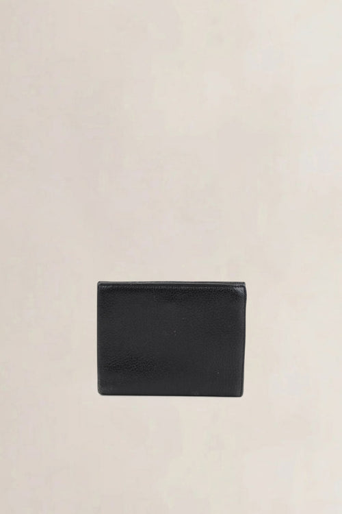 Delvaux Black Leather Wallet