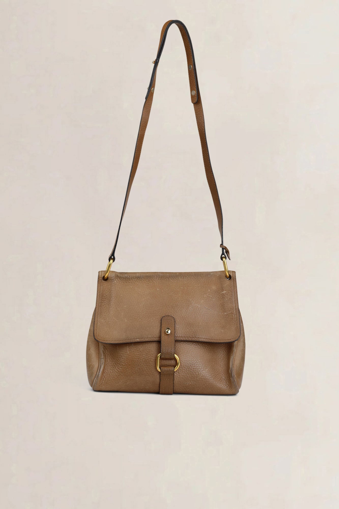 Delvaux Brown Fichu Crossbody Bag