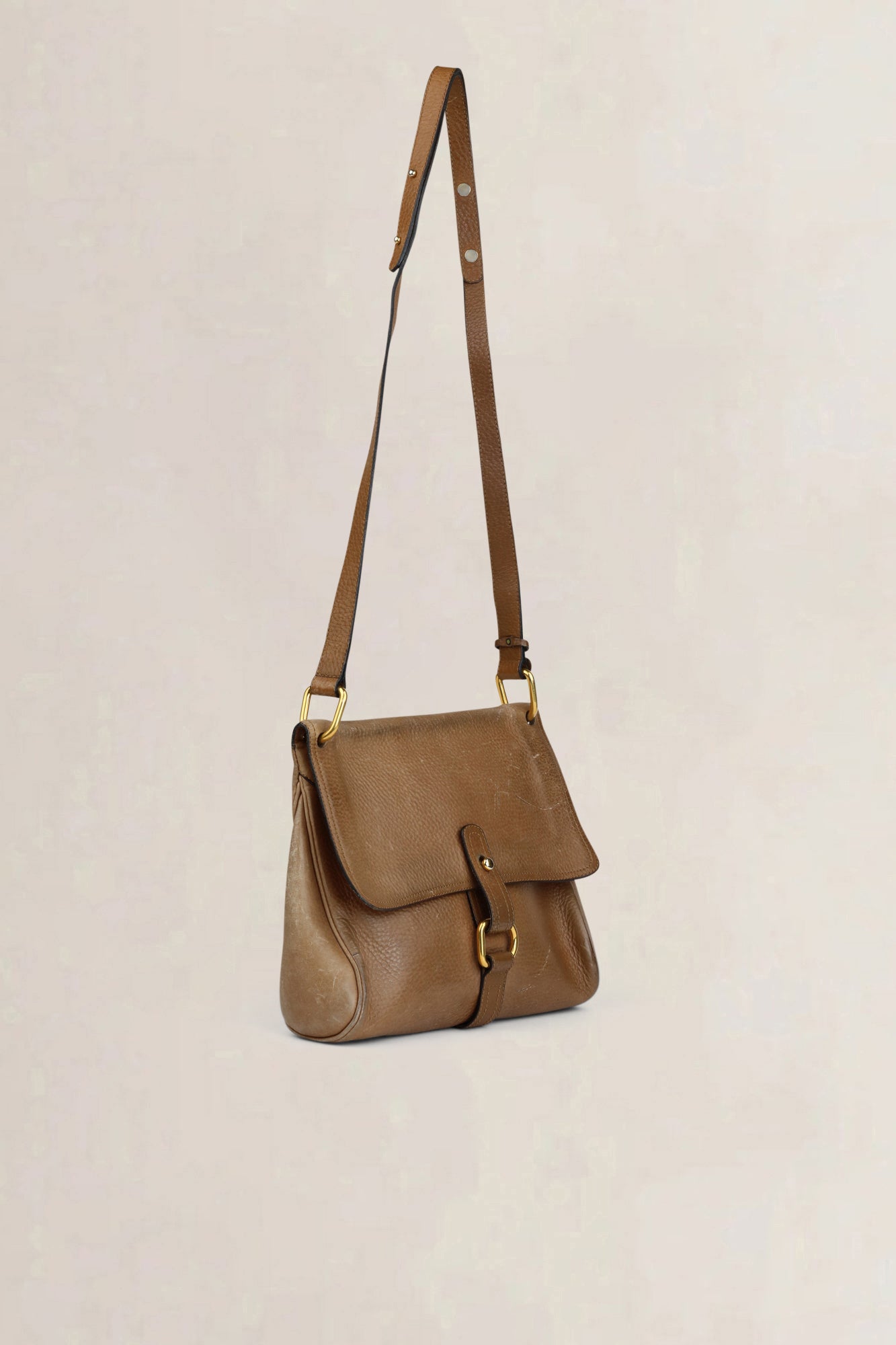 Delvaux Brown Fichu Crossbody Bag