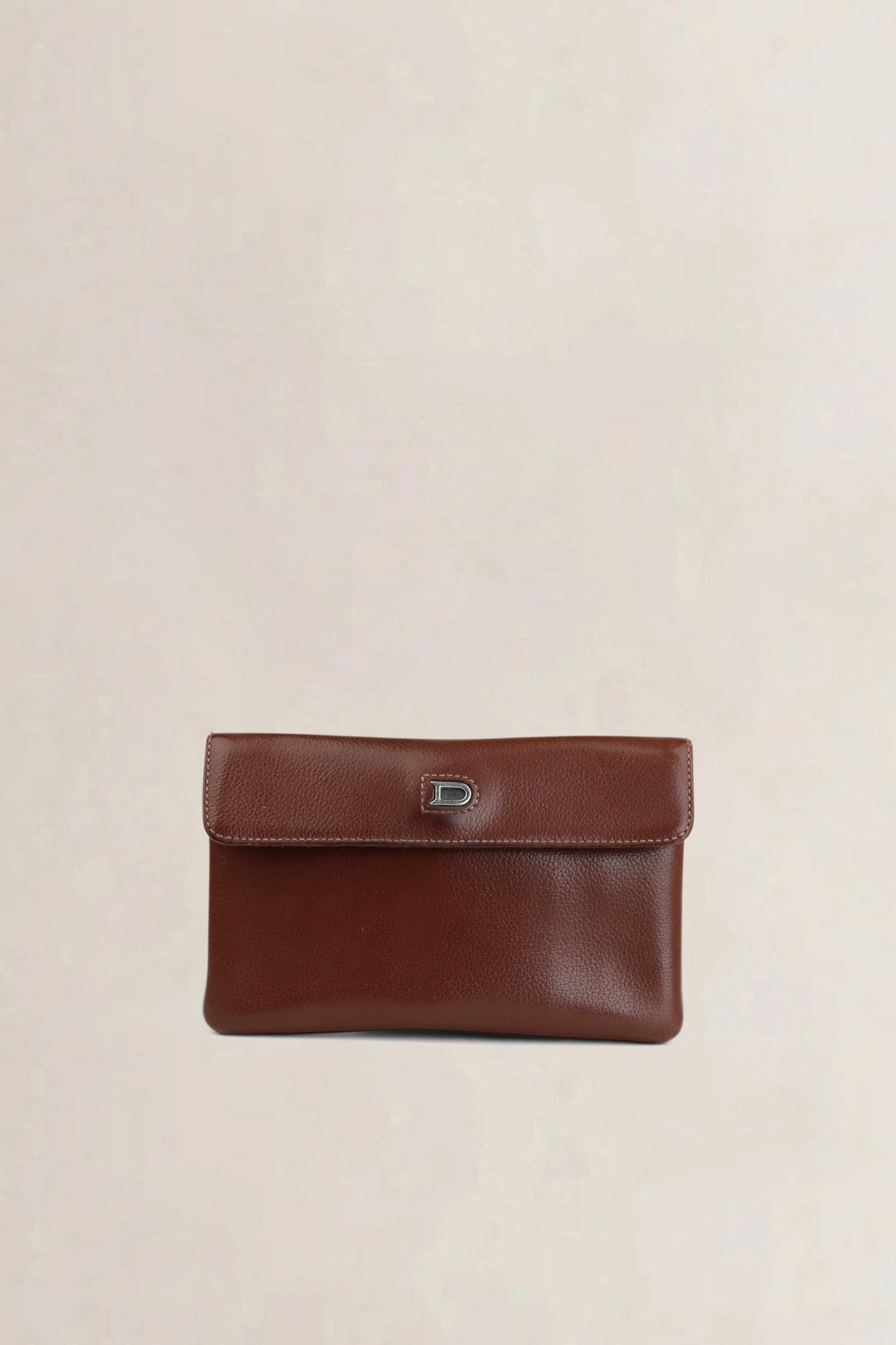 Delvaux Brown Leather Wallet