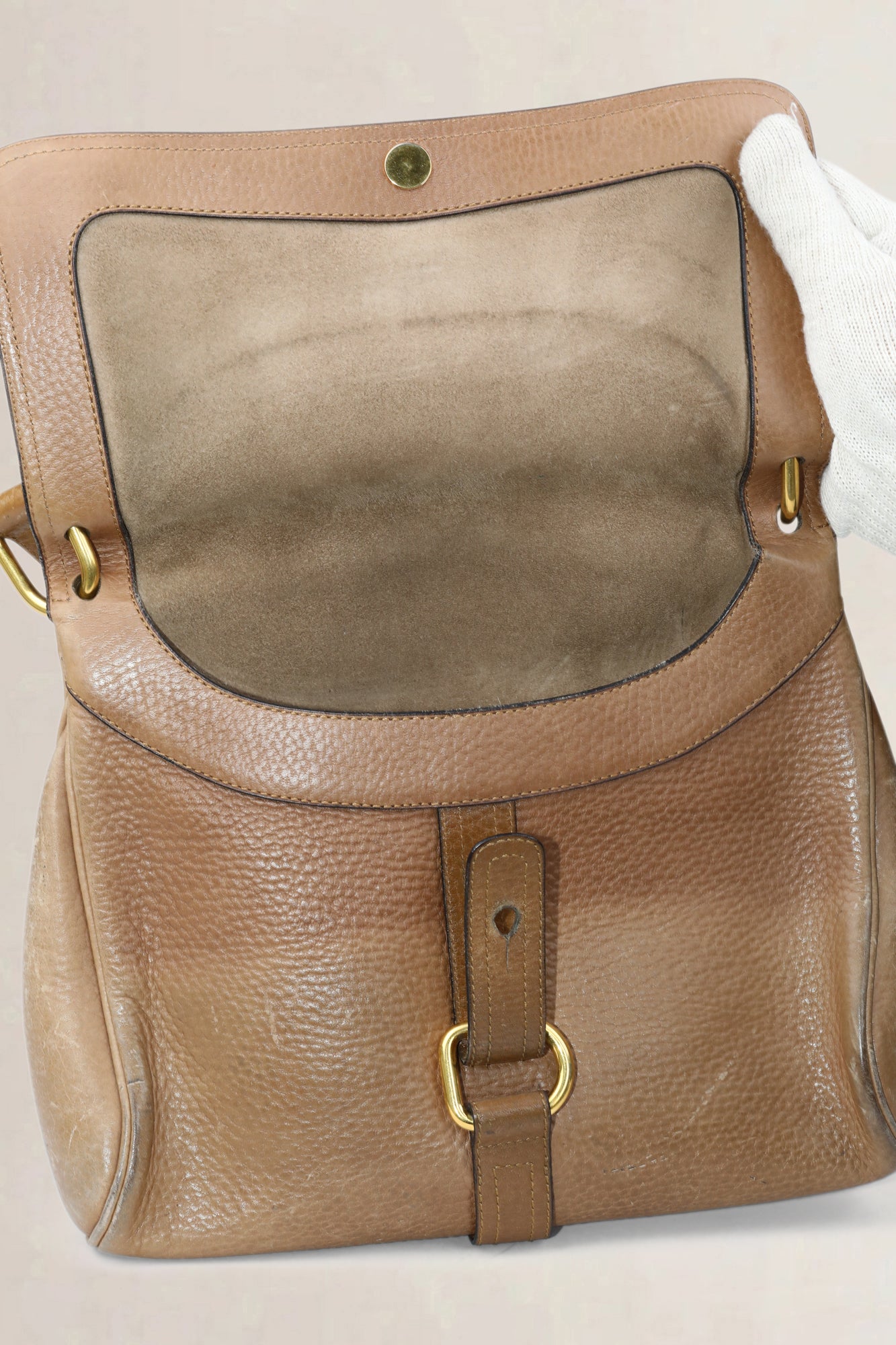 Delvaux Brown Fichu Crossbody Bag