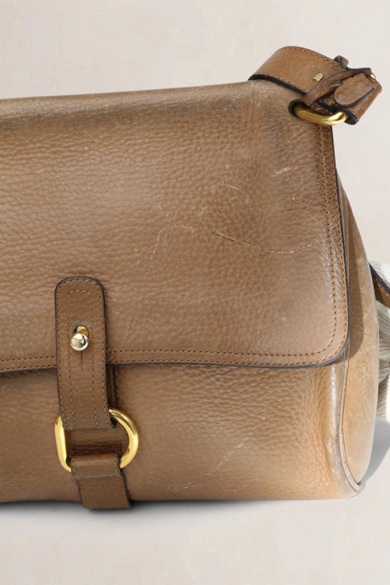 Delvaux Brown Fichu Crossbody Bag