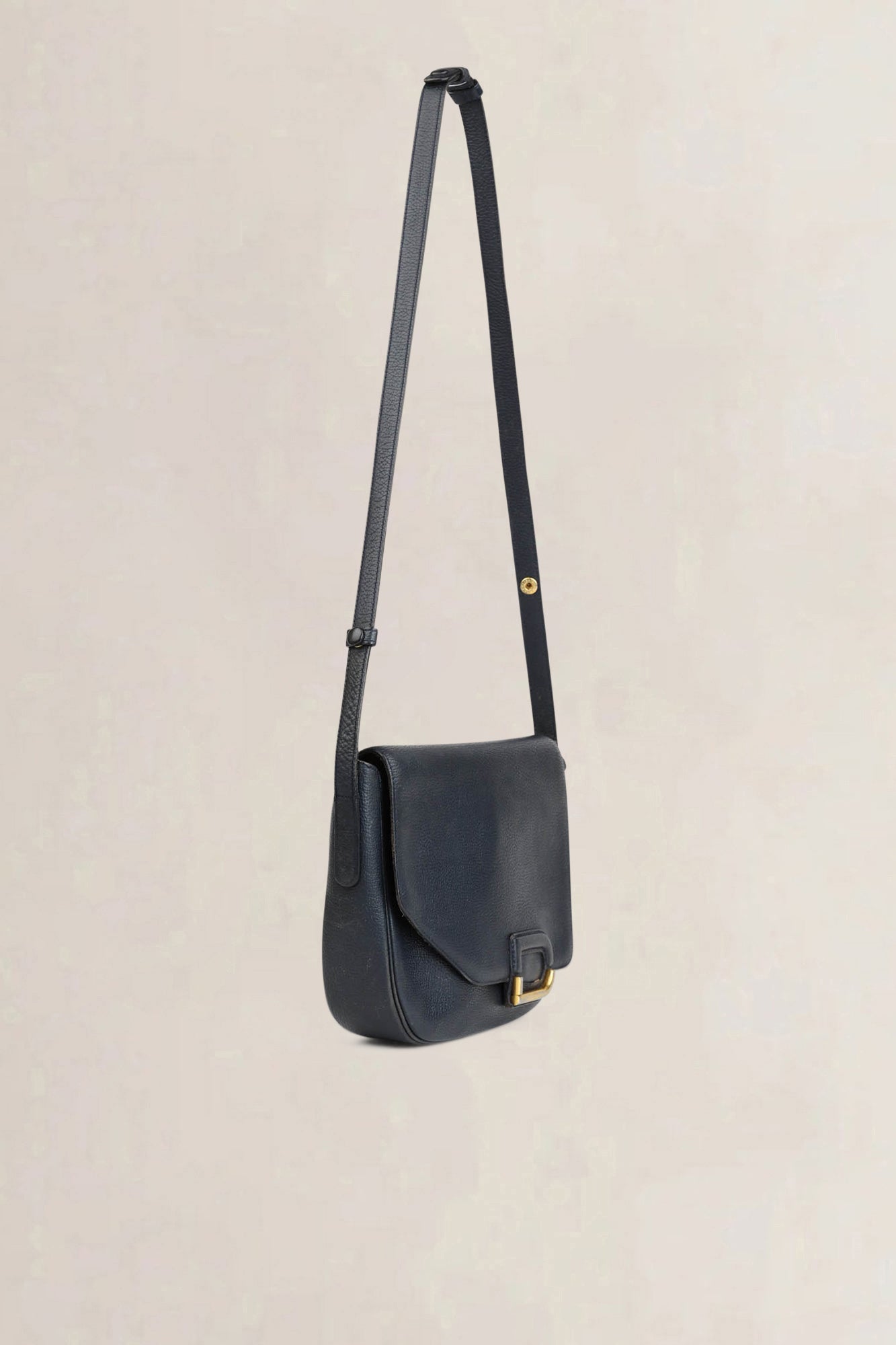 Delvaux Blue Leather Crossbody Bag