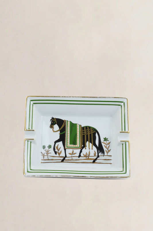 Hermès Ashtray Cheval Noir