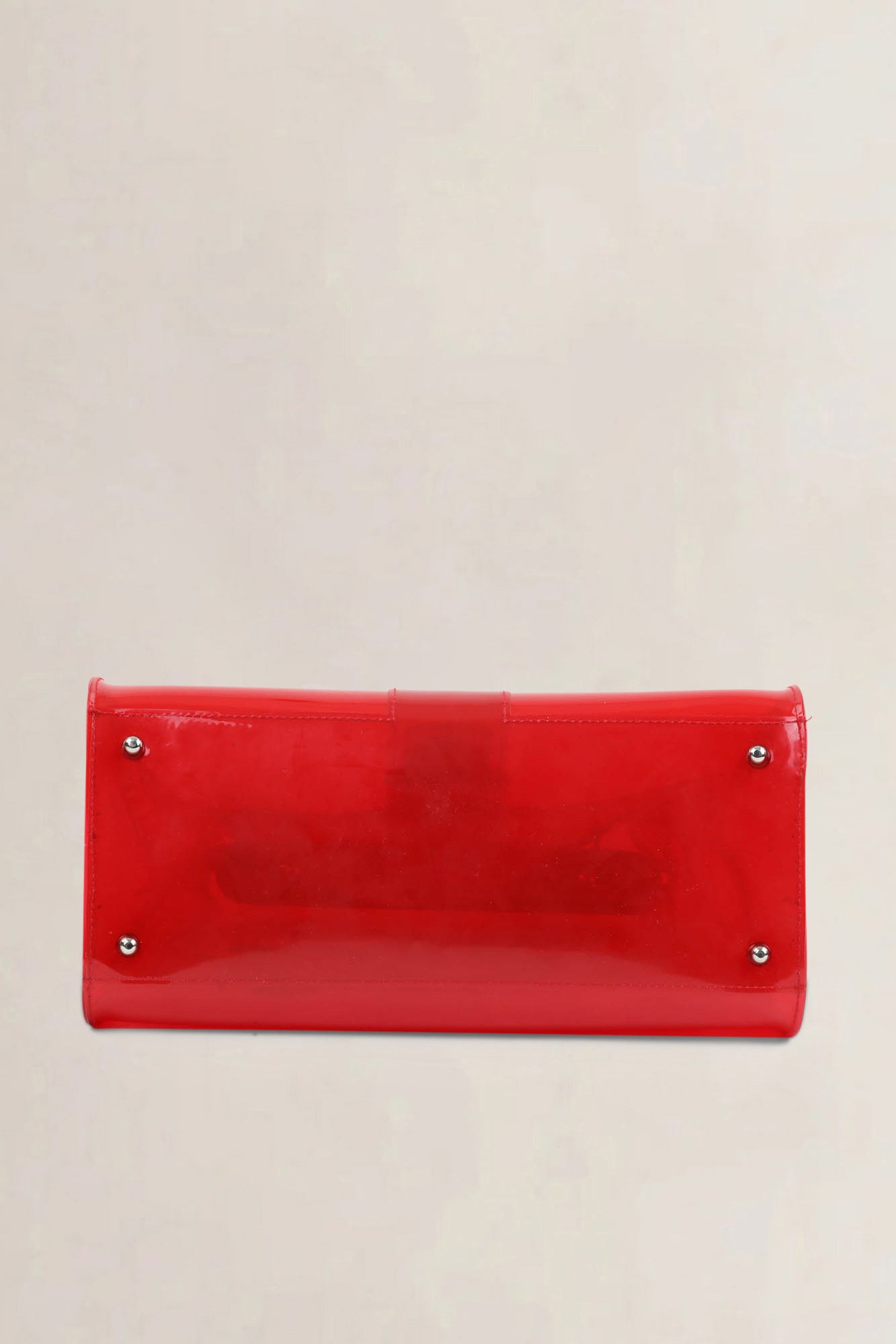 Delvaux Vinyl Chaperon Rouge MM Top Handle Bag