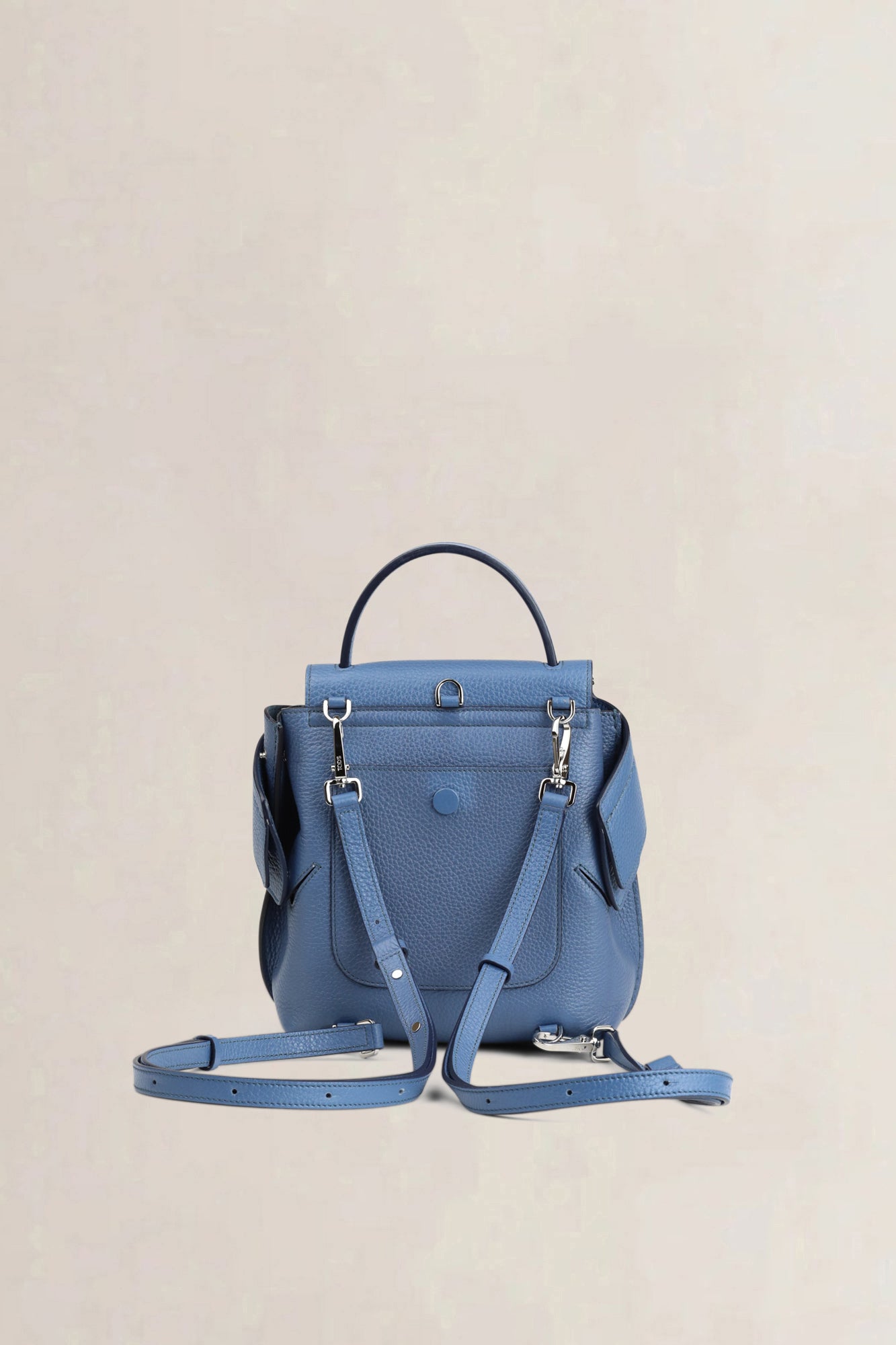 Tod's Blue Wave Leather Backpack