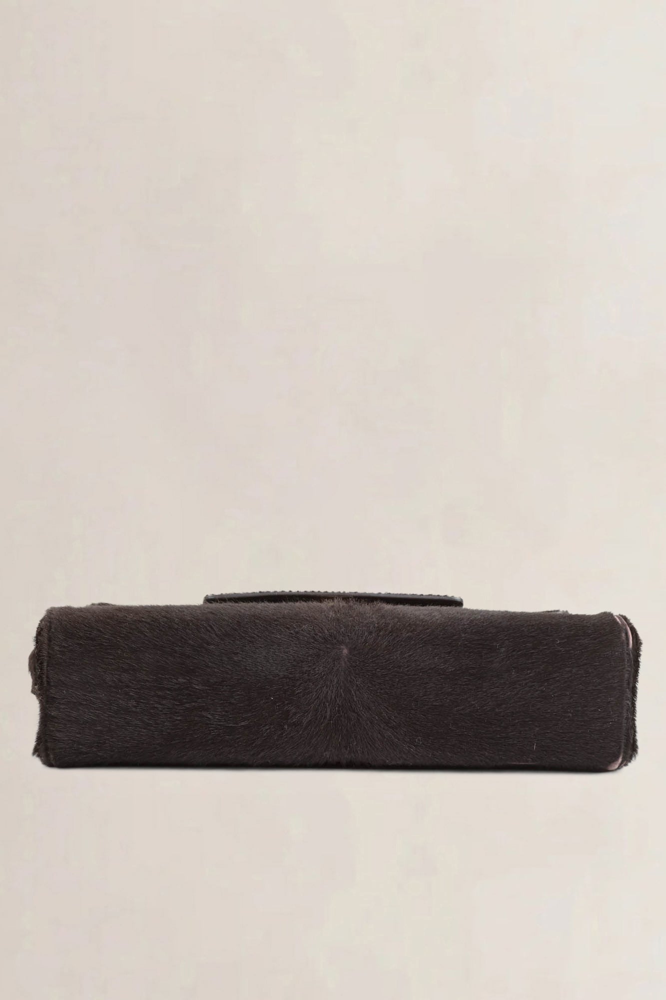 Delvaux Brown Tempête Pony Hair Shoulder Bag