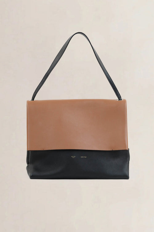Céline Orange/Black All Soft Shoulder Bag