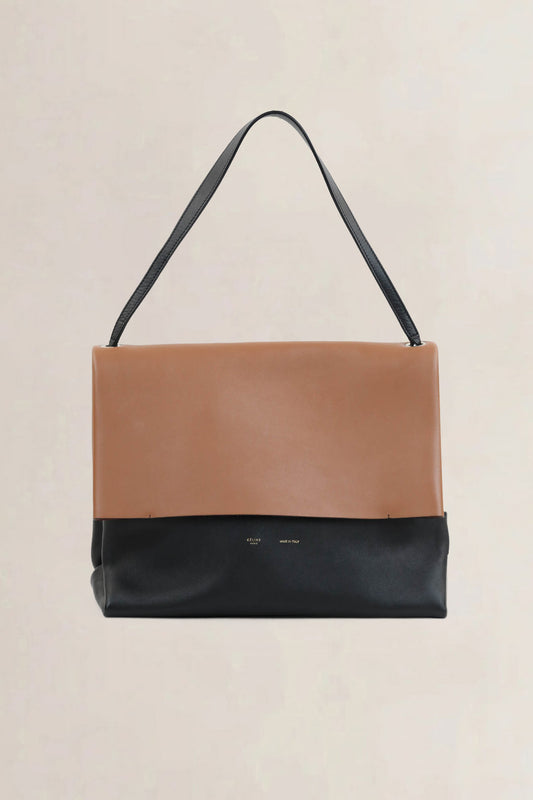 Céline Orange/Black All Soft Shoulder Bag