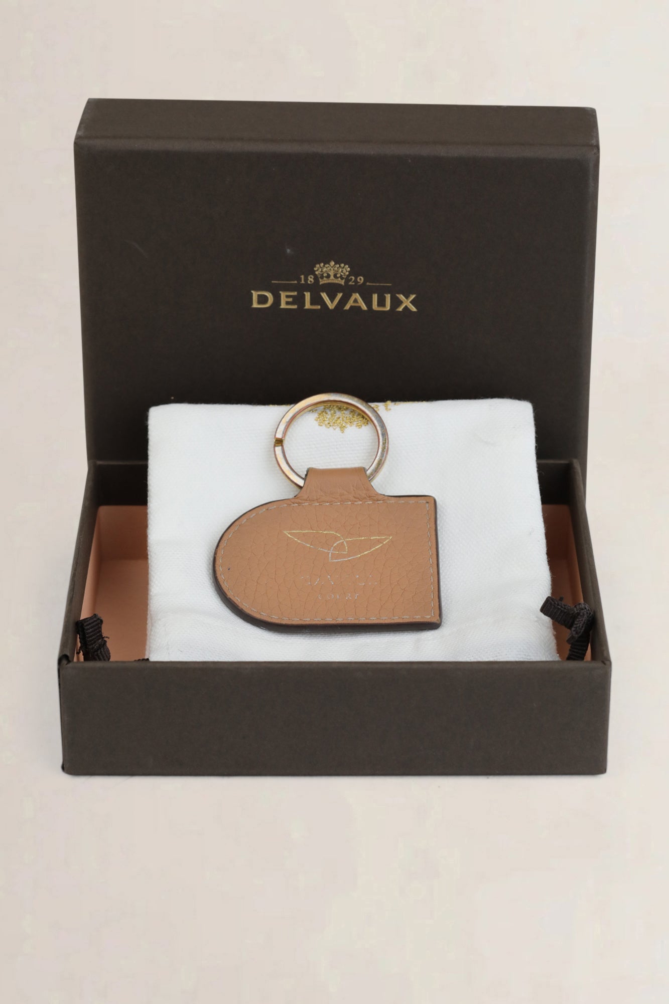 Delvaux Vison Pin D Sleutelhanger Taurillon Soft