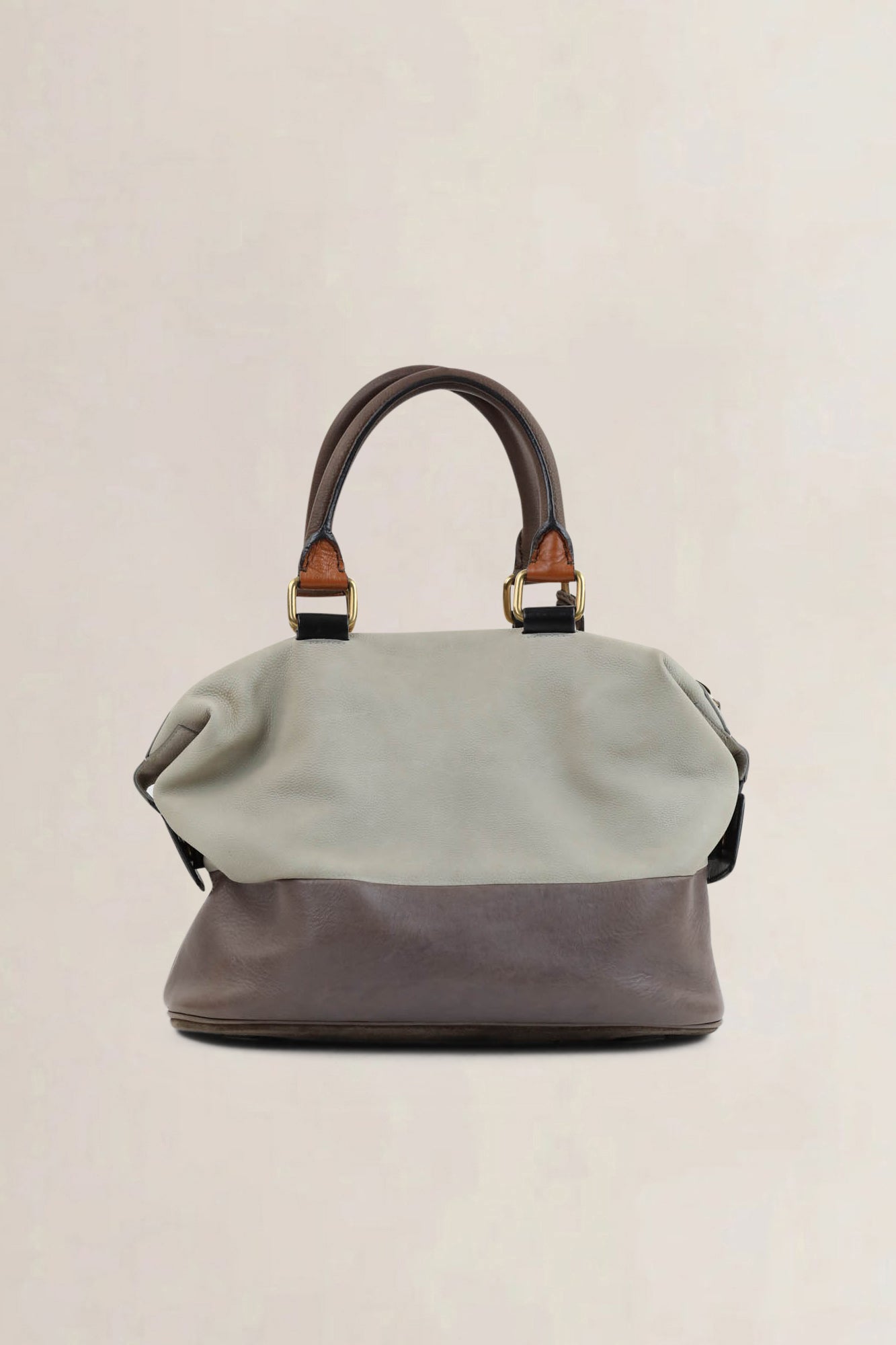 Céline Two Tone Top Handle Bag