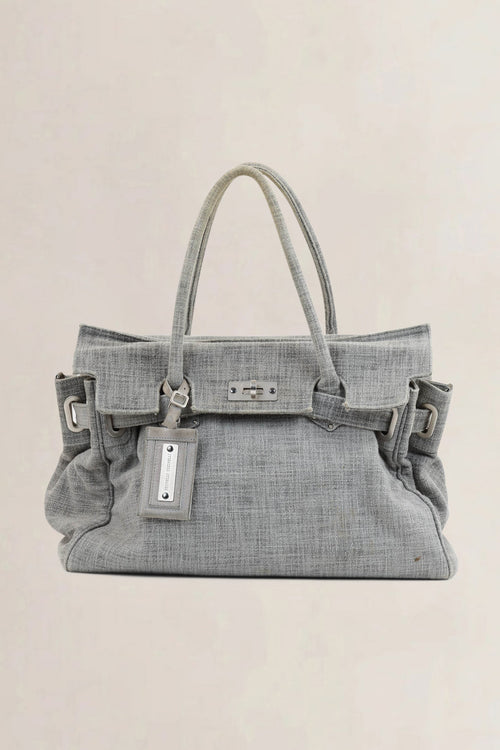 Brunello Cucinelli Grey Top Handle Bag