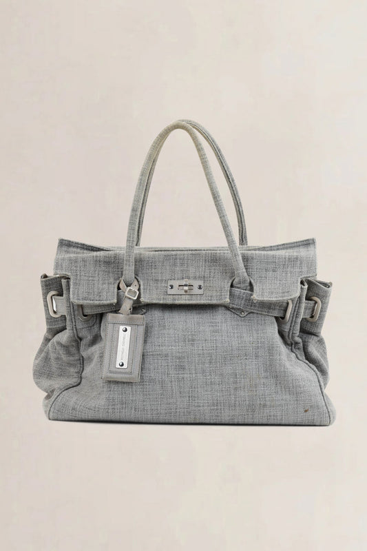 Brunello Cucinelli Grey Top Handle Bag