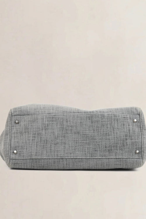 Brunello Cucinelli Grey Top Handle Bag