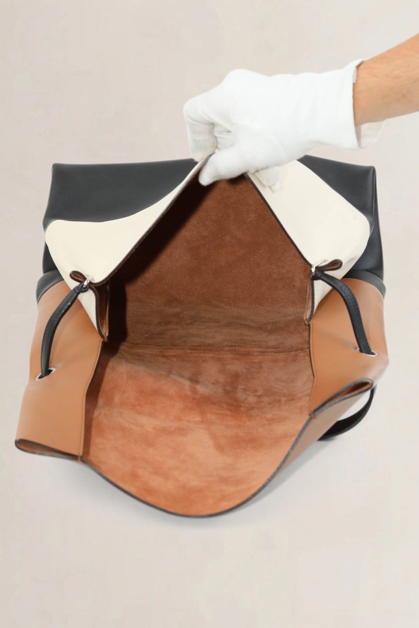 Céline Orange/Black All Soft Shoulder Bag