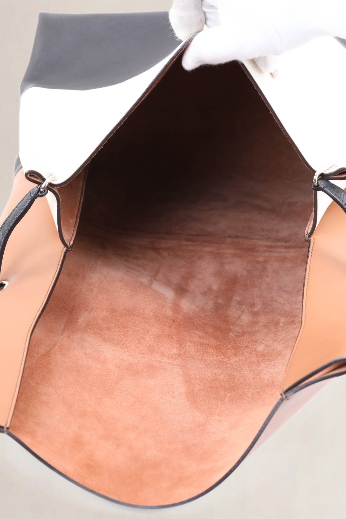 Céline Orange/Black All Soft Shoulder Bag