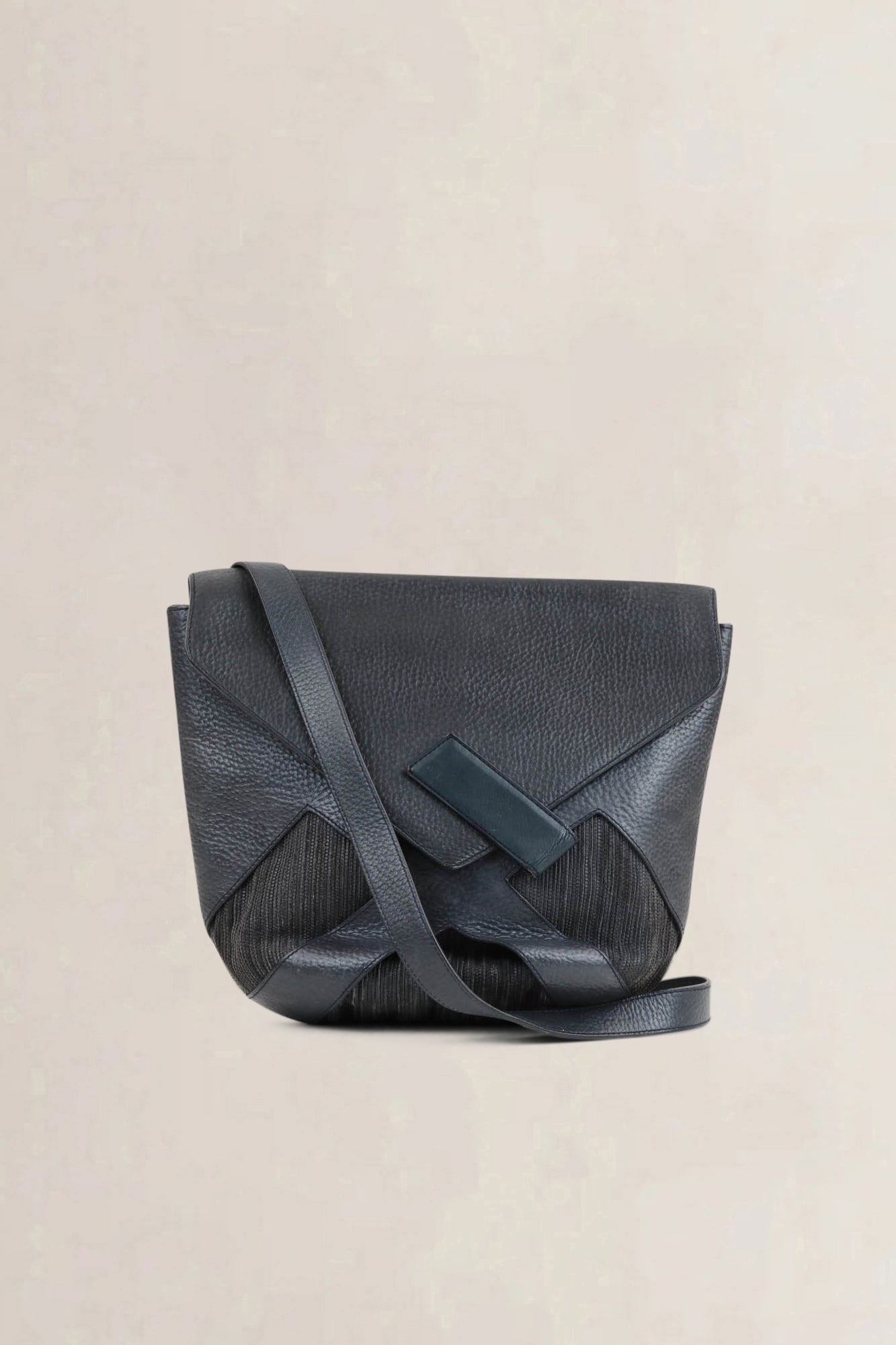 Delvaux Blue Desavroye GM Crossbody Bag