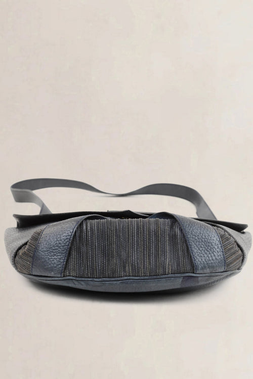 Delvaux Blue Desavroye GM Crossbody Bag