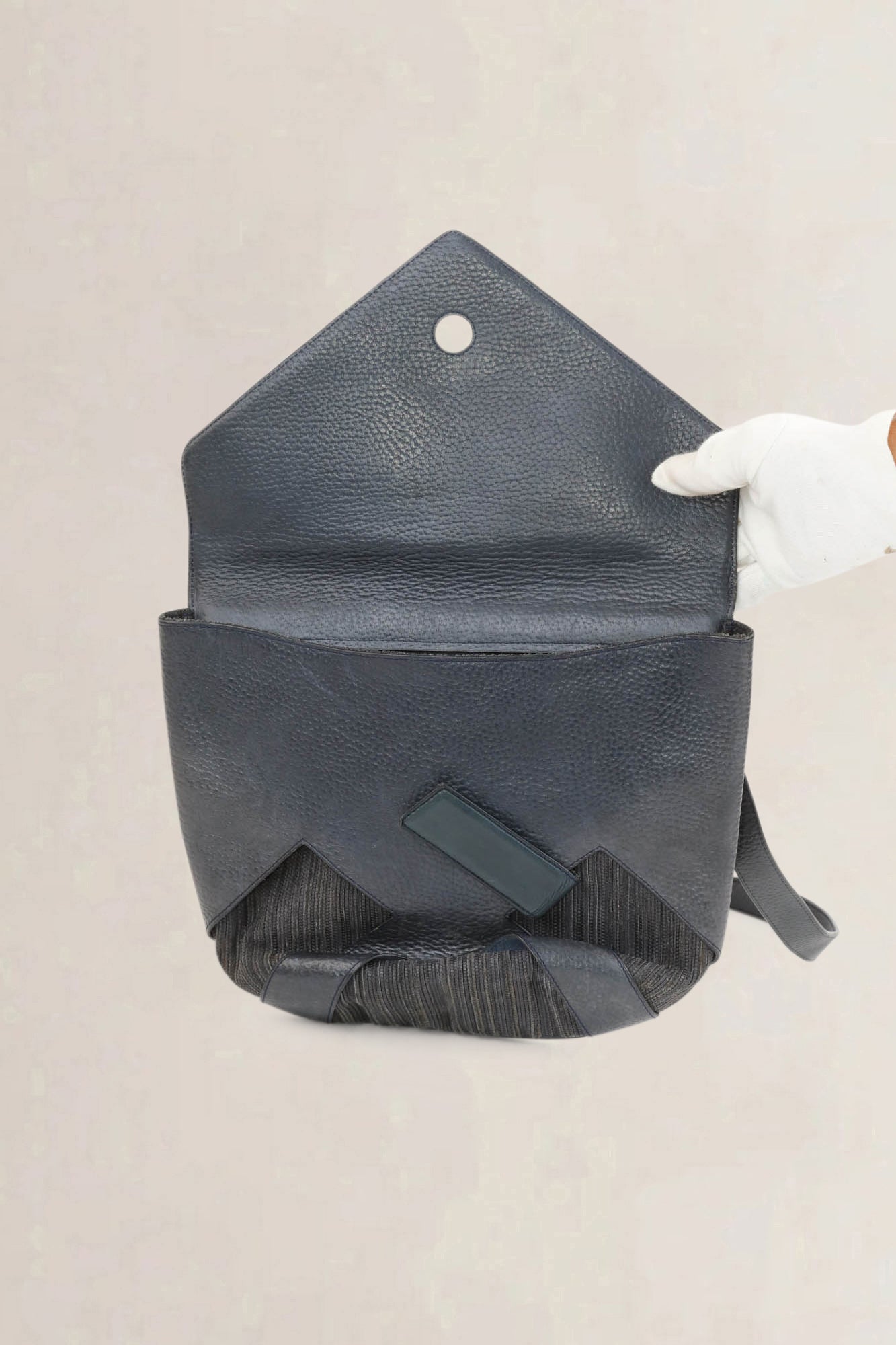 Delvaux Blue Desavroye GM Crossbody Bag