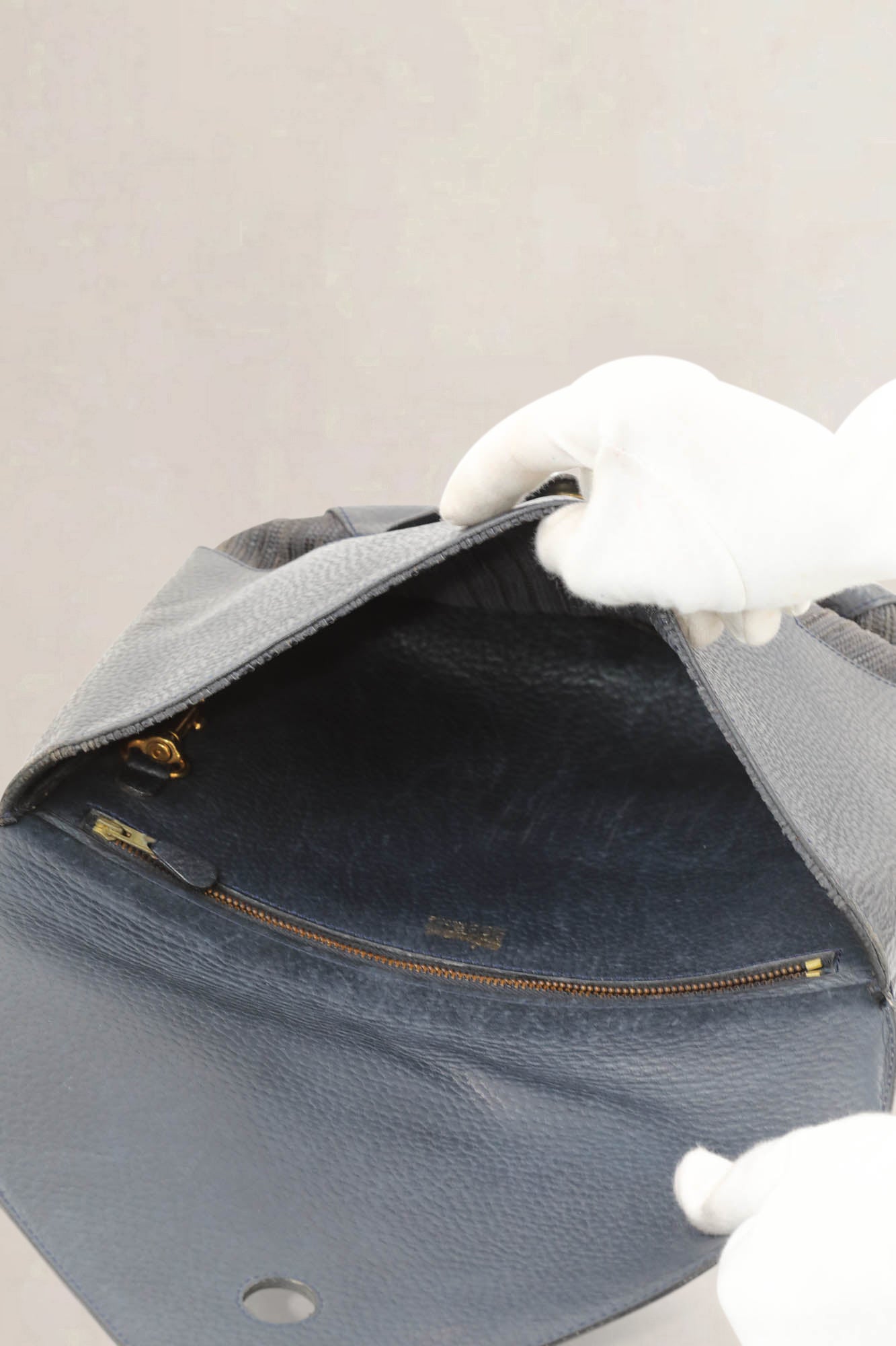 Delvaux Blue Desavroye GM Crossbody Bag