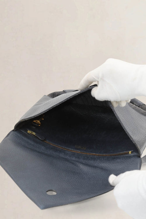 Delvaux Blue Desavroye GM Crossbody Bag